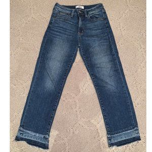 Just Black, Denim Jeans w/ Fringe Cuff, Size 25